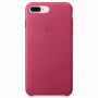 Origineel lederen hoesje Apple-iPhone 8 Plus / 7 Plus - fuschia