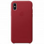 Origineel lederen hoesje Apple iPhone XS - rood