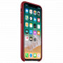 Origineel lederen hoesje Apple iPhone XS - rood