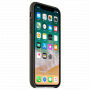 Origineel Apple lederen hoesje iPhone X / XS- houtskool grijs