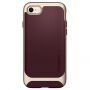 Spigen zeer resistente hoes met visgraatpatroon Apple iPhone 7 / 8 - bruin