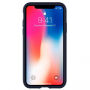 Spigen Rugged Stijlvolle stijlvolle beschermende pantser cover voor Apple iPhone XS - nachtblauw