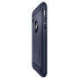 Spigen Rugged Stijlvolle stijlvolle beschermende pantser cover voor Apple iPhone XS - nachtblauw