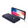 Spigen Rugged Stijlvolle stijlvolle beschermende pantser cover voor Apple iPhone XS - nachtblauw