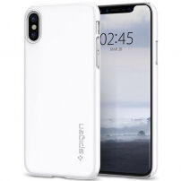 Spigen uiterst dunne, resistente hoes voor Apple iPhone XS - wit