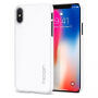Spigen uiterst dunne, resistente hoes voor Apple iPhone XS - wit