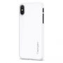 Spigen uiterst dunne, resistente hoes voor Apple iPhone XS - wit