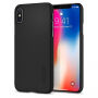 Spigen uiterst dunne, resistente hoes voor Apple iPhone XS - zwart