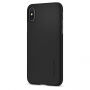 Spigen uiterst dunne, resistente hoes voor Apple iPhone XS - zwart