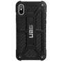 UAG Monarch Extreem resistente koffer voor de UAG Monarch voor Apple iPhone XS - koolstof
