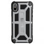 UAG Monarch Extreem resistente koffer voor de UAG Monarch voor Apple iPhone XS - platina