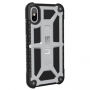 UAG Monarch Extreem resistente koffer voor de UAG Monarch voor Apple iPhone XS - platina