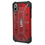 UAG Plasma Extreem Bestand Geval voor Apple iPhone XS - rood