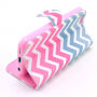 Etui met magnetische clip voor Apple iPhone 5C - Latten