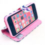 Etui met magnetische clip voor Apple iPhone 5C - Spantang en anker
