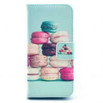 Etui met magnetische clip voor Apple iPhone 5C - Macarons