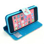 Etui met magnetische clip voor Apple iPhone 5C - Macarons
