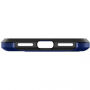 Spigen Signature beschermhoes van kunststof en polycarbonaat voor de volgende toepassingen Apple iPhone XS - blauw