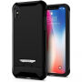 Spigen Signature beschermhoes van kunststof en polycarbonaat voor de volgende toepassingen Apple iPhone XS - zwart