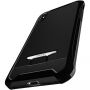 Spigen Signature beschermhoes van kunststof en polycarbonaat voor de volgende toepassingen Apple iPhone XS - zwart