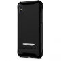 Spigen Signature beschermhoes van kunststof en polycarbonaat voor de volgende toepassingen Apple iPhone XS - zwart