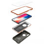 Spigen Armor zeer bestendige beschermhoes met versterkte hoeken voor Apple iPhone XS - groen