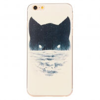 Beschermende plastic hoes voor Apple iPhone 6S - Wolf