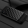 Bestand 3D-diamant plastic deksel in de stijl van een 3D diamant iPhone XS/iPhone X X - grauw