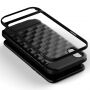 Bestand 3D-diamant plastic deksel in de stijl van een 3D diamant iPhone XS/iPhone X X - blauw