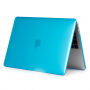 ENKAY 2in1 glanzende omslag en ultradunne EU-toetsenbordkap voor MacBook Pro 13" met Touch Bar (A1706 / A1708 / A1989 / A2159) - blauw