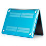 ENKAY 2in1 glanzende omslag en ultradunne EU-toetsenbordkap voor MacBook Pro 13" met Touch Bar (A1706 / A1708 / A1989 / A2159) - blauw