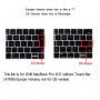ENKAY 2in1 glanzende omslag en ultradunne EU-toetsenbordkap voor MacBook Pro 13" zonder touchbar (A1706 / A1708 / A1989 / A2159) - pastel groen