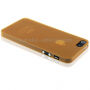 Ultradunne (0,3 mm) halftransparante matte hoes voor iPhone 5 / 5S / SE (2016) - oranje