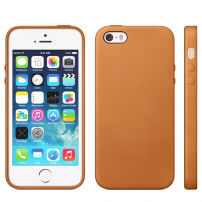 Omslag in origineel Apple-ontwerp voor iPhone 5 / 5S / SE (2016) - lichtbruin