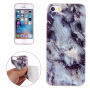 Beschermende plastic hoes voor iPhone 5 / 5S / SE (2016) - paars marmer