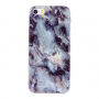Beschermende plastic hoes voor iPhone 5 / 5S / SE (2016) - paars marmer