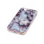Beschermende plastic hoes voor iPhone 5 / 5S / SE (2016) - paars marmer