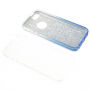 3in1 glitterhoes voor 3in1 glitters voor iPhone 5 / 5S / SE (2016) - blauw