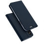 DUX DUCIS-koffer met statief en documentcompartimenten voor Apple iPhone XS - donkerblauw