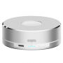 3 in 1 Power Bank, oplaadstandaard en beschermende kabelbehuizing voor Apple horloge - zilver