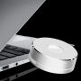 3 in 1 Power Bank, oplaadstandaard en beschermende kabelbehuizing voor Apple horloge - zilver