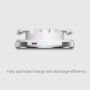 3 in 1 Power Bank, oplaadstandaard en beschermende kabelbehuizing voor Apple horloge - zilver