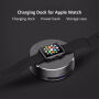 3in1 Power Bank, oplaadstandaard en beschermende kabelbehuizing voor Apple Watch - 1 500 mAh- zwart