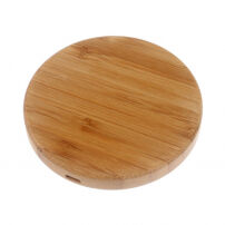 Houten Qi Draadloze Lader voor Apple iPhone - rondzendbrief