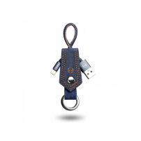 MCDODO USB-synchronisatie- en oplaadkabel voor MCDODO USB-synchronisatie- en oplaadkabel voor Apple iPhone - 15cm - denim