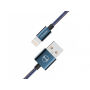 MCDODO USB-synchronisatie- en oplaadkabel voor MCDODO USB-synchronisatie- en oplaadkabel voor Apple iPhone - 15cm - denim