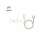 MCDODO USB-kabel met twee bliksemaansluitingen voor Apple iPhone - 1m - goud