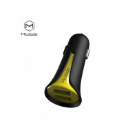 MCDODO Dual Port Car Charger (5V/3.4A) voor Apple iPhone / iPad / iPad / MCDODO Dual Port Car Charger (5V / 3.4A) voor Apple iPhone / iPad / iPod - geel