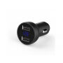 MCDODO Autolader met 2 poorten (5V/3.4A) en LED-display voor Apple iPhone / iPad / MCDODO Autolader met 2 poorten (5V/3.4A) en LED-scherm voor Apple iPhone / iPad / iPod - zwart
