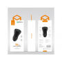 MCDODO Autolader met standaard en snellaadpoort voor Apple iPhone / iPad / MCDODO Auto lader met standaard en snel oplaadpoort voor Apple iPhone / iPad / iPod - zwart